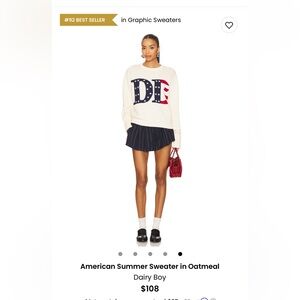 Dairy Boy Women's Cream Sweater